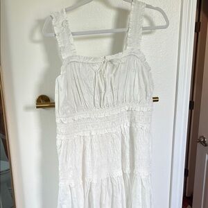Doen White Sleeveless Dress NWT